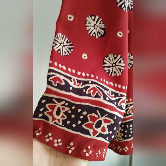 Coldwater Creek Silk Long Sleeve Blouse Button down - Picture 6 of 9